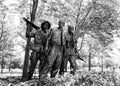 Washington, DC - June 01, 2018: The Three Soldiers at the Vietnam Veterans Memorial, in Washington Royalty Free Stock Photo