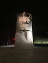 Washington DC Lincoln memorial night Monument Royalty Free Stock Photo