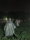 Washington DC Lincoln memorial night Monument Royalty Free Stock Photo