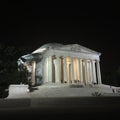 Washington DC Lincoln memorial night Monument