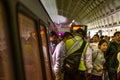 Washington DC Metro disembarking