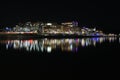 Washington DC National Harbor Waterfront at Night