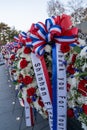 Veterans Day wreaths placed at the Korean War Memorial