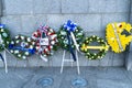 Veterans Day wreaths placed at the World World II Memorial