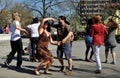 Washington, DC: People Salsa Dancing at Dupont Circle