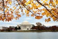 Washington DC - Thomas Jefferson Memorial in Autum Royalty Free Stock Photo