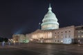 Washington DC, US Capitol Building at night. Royalty Free Stock Photo