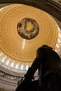 Washington DC US Capitol Rotunda Apotheosis Detail Architecture Royalty Free Stock Photo