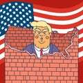 President Donald Trump Wall Build Border