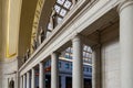 The view of the historic Great Hall of Washington Union Station Royalty Free Stock Photo