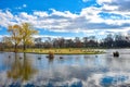 Washington DC, USA. Constitution Gardens and lake.
