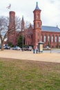 WASHINGTON DC, USA - JANUARY 31, 2006: The Castle, first Smithsonian Institution building Royalty Free Stock Photo