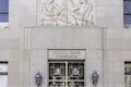 Washington, DC, USA- January 12, 2020: The entrance of the Federal Trade Commission FTC in Washington DC