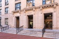 Washington, DC, USA- January 12, 2020: Entrance of GSA office building in Washington, DC.