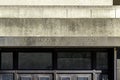 Washington, DC, USA- January 12, 2020: Sign of Federal Bureau of Investigation FBI headquarters building in Washington, DC, USA. Royalty Free Stock Photo