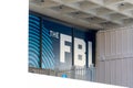 Washington, DC, USA- January 12, 2020: Sign of Federal Bureau of Investigation at their headquarters in Washington, DC, USA Royalty Free Stock Photo