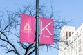 Washington, DC, USA- January 12, 2020: Sign of K Street.