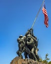 Washington DC, USA 2 June 2023: Upright photo of the United States Marine Corps Iwo Jima War Memorial. Royalty Free Stock Photo