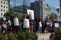 Activists Gather at Freedom Plaza to Support Abortion Rights before Taking Part in the WomenÃ¢â¬â¢s March