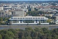 Aerial View of the John F. Kennedy Center for the Performing as Seen from Across the Potomac River