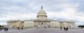 WASHINGTON DC, USA - OCTOBER 21, 2016: United states Capitol dome panorama on a cloudy day
