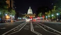 WASHINGTON DC, USA - OCTOBER 24, 2016: US Capitol street view Royalty Free Stock Photo