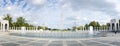 WASHINGTON DC, USA - OCTOBER 20, 2016: World War II memorial mon Royalty Free Stock Photo