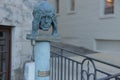 Washington DC, USA 2.09.2020 - Sculpture of Andrei Sakharov outside Russia House