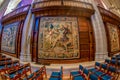 Interior of the National Cathedral in Washington DC, USA Royalty Free Stock Photo