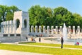 Washington, USA, Monument National World War II Memorial. Royalty Free Stock Photo