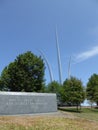 Washington DC / USA - September 6 2016: The United States Air Force Memorial near the Pentagon in Arlington, VA. A monument to Royalty Free Stock Photo