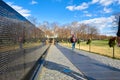 Washington DC, USA. Vietnam Veterans Memorial.