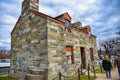 Washington DC, USA. View sign of Lock Keeper`s House in the National Mall.