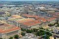 Washington Federal Triangle aerial view, Washington DC, USA