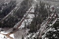 Washington Forest Mudslides Royalty Free Stock Photo