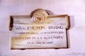 Washington Irving Plaque Alhambra Wall Granada Andalusia Spain