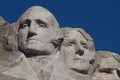 Washington and Jefferson on Mount Rushmore Royalty Free Stock Photo
