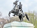 Washington Lafayette Park Andrew Jackson Monument 2011 Royalty Free Stock Photo