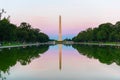 Washington Monument at dusk Royalty Free Stock Photo