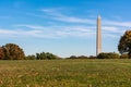 Washington Monument Natural Landscape Constitution Gardens Grass Royalty Free Stock Photo