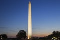 Washington monument at night Royalty Free Stock Photo