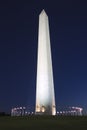 Washington monument at night Royalty Free Stock Photo