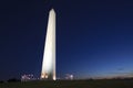 Washington monument at night Royalty Free Stock Photo