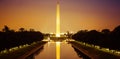 The Washington Monument at night Royalty Free Stock Photo