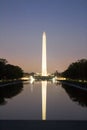 Washington Monument in Night Royalty Free Stock Photo