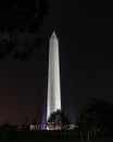 Washington Monument at Night in Washington, D.C.