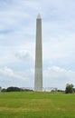 The Washington Monument is an obelisk on the National Mall Washington, DC Washington DC,USA Royalty Free Stock Photo