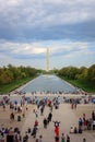 Washington monument and reflecting pool