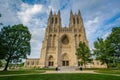 The Washington National Cathedral, in Washington, DC Royalty Free Stock Photo