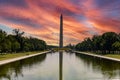 The Washington Obelisk on the National Mall in Washington DC (USA Royalty Free Stock Photo